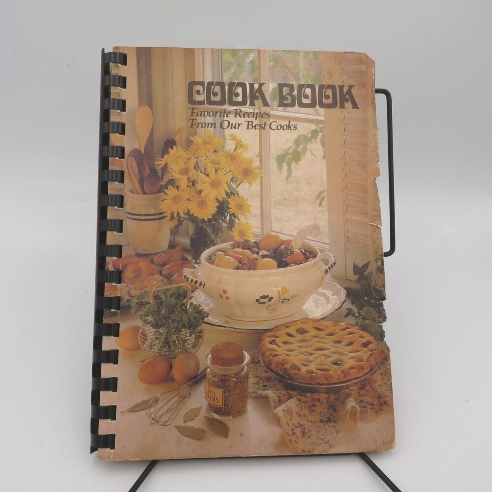 Cook Book Favorite Recipes Alum Creek Lioness Club 1968 Spiral Bound